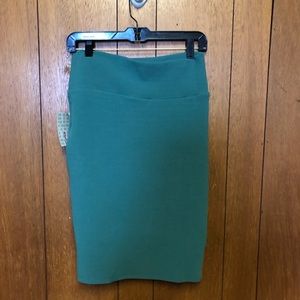 LuLaRoe seafoam green Cassie skirt S NWT